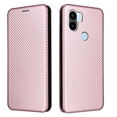 Coque Portefeuille Livre Cuir Etui Clapet L06Z pour Xiaomi Redmi A1 Plus Or Rose