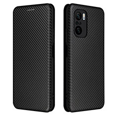 Coque Portefeuille Livre Cuir Etui Clapet L06Z pour Xiaomi Redmi K40 Pro 5G Noir