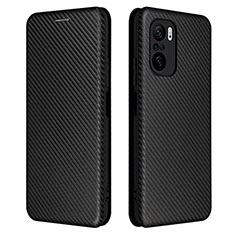 Coque Portefeuille Livre Cuir Etui Clapet L06Z pour Xiaomi Redmi K40 Pro+ Plus 5G Noir