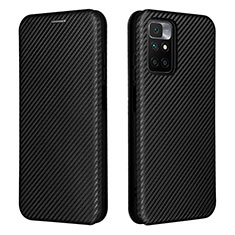 Coque Portefeuille Livre Cuir Etui Clapet L06Z pour Xiaomi Redmi Note 11 4G (2021) Noir