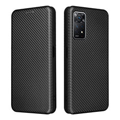 Coque Portefeuille Livre Cuir Etui Clapet L06Z pour Xiaomi Redmi Note 12 Pro 4G Noir