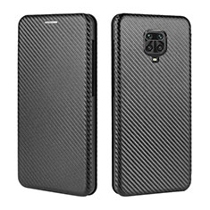 Coque Portefeuille Livre Cuir Etui Clapet L06Z pour Xiaomi Redmi Note 9 Pro Max Noir