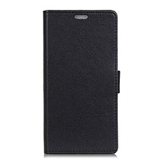 Coque Portefeuille Livre Cuir Etui Clapet L07 pour Alcatel 1X (2019) Noir