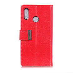 Coque Portefeuille Livre Cuir Etui Clapet L07 pour Asus Zenfone 5 ZS620KL Rouge