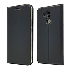 Coque Portefeuille Livre Cuir Etui Clapet L07 pour Huawei Mate 20 Lite Noir