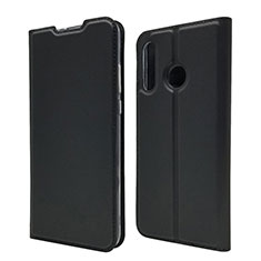 Coque Portefeuille Livre Cuir Etui Clapet L07 pour Huawei P30 Lite Noir