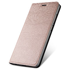 Coque Portefeuille Livre Cuir Etui Clapet L07 pour Oppo A11X Or Rose