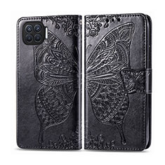 Coque Portefeuille Livre Cuir Etui Clapet L07 pour Oppo A93 Noir