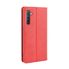 Coque Portefeuille Livre Cuir Etui Clapet L07 pour Oppo K5 Rouge