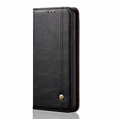 Coque Portefeuille Livre Cuir Etui Clapet L07 pour Realme 6 Pro Noir