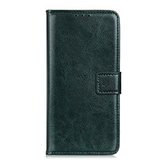 Coque Portefeuille Livre Cuir Etui Clapet L07 pour Realme V15 5G Vert