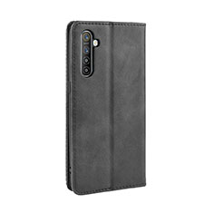 Coque Portefeuille Livre Cuir Etui Clapet L07 pour Realme X2 Noir