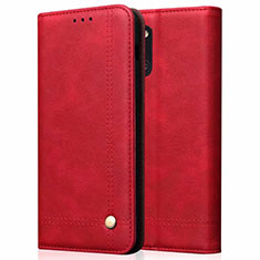 Coque Portefeuille Livre Cuir Etui Clapet L07 pour Samsung Galaxy A31 Rouge