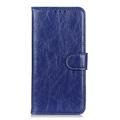 Coque Portefeuille Livre Cuir Etui Clapet L07 pour Samsung Galaxy M01 Core Bleu