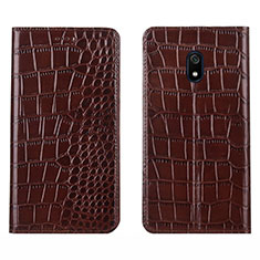 Coque Portefeuille Livre Cuir Etui Clapet L07 pour Xiaomi Redmi 8A Marron