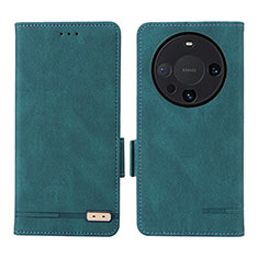 Coque Portefeuille Livre Cuir Etui Clapet L07Z pour Huawei Mate 60 Pro+ Plus Vert