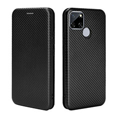 Coque Portefeuille Livre Cuir Etui Clapet L07Z pour Realme 7i RMX2193 Noir