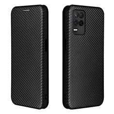 Coque Portefeuille Livre Cuir Etui Clapet L07Z pour Realme 8 5G Noir