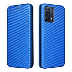 Coque Portefeuille Livre Cuir Etui Clapet L07Z pour Realme 9 4G Bleu