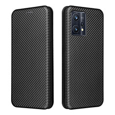 Coque Portefeuille Livre Cuir Etui Clapet L07Z pour Realme 9 4G Noir