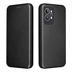 Coque Portefeuille Livre Cuir Etui Clapet L07Z pour Realme GT2 Pro 5G Noir