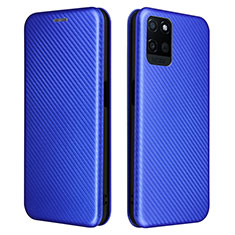 Coque Portefeuille Livre Cuir Etui Clapet L07Z pour Realme V11 5G Bleu