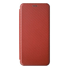 Coque Portefeuille Livre Cuir Etui Clapet L07Z pour Samsung Galaxy A03 Marron