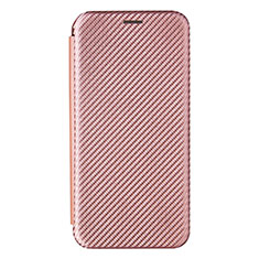 Coque Portefeuille Livre Cuir Etui Clapet L07Z pour Samsung Galaxy A15 5G Or Rose