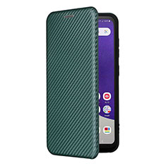 Coque Portefeuille Livre Cuir Etui Clapet L07Z pour Samsung Galaxy A22 5G SC-56B Vert