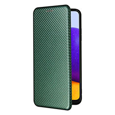 Coque Portefeuille Livre Cuir Etui Clapet L07Z pour Samsung Galaxy A22 5G Vert