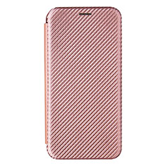 Coque Portefeuille Livre Cuir Etui Clapet L07Z pour Samsung Galaxy A54 5G Or Rose