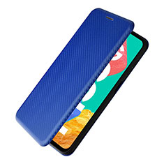 Coque Portefeuille Livre Cuir Etui Clapet L07Z pour Samsung Galaxy M33 5G Bleu