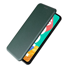 Coque Portefeuille Livre Cuir Etui Clapet L07Z pour Samsung Galaxy M33 5G Vert