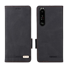 Coque Portefeuille Livre Cuir Etui Clapet L07Z pour Sony Xperia 1 III Noir