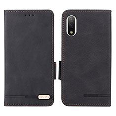 Coque Portefeuille Livre Cuir Etui Clapet L07Z pour Sony Xperia Ace III Noir