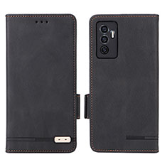 Coque Portefeuille Livre Cuir Etui Clapet L07Z pour Vivo V23e 5G Noir