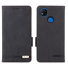 Coque Portefeuille Livre Cuir Etui Clapet L07Z pour Xiaomi POCO C3 Noir