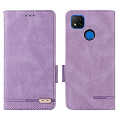 Coque Portefeuille Livre Cuir Etui Clapet L07Z pour Xiaomi POCO C31 Violet