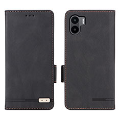 Coque Portefeuille Livre Cuir Etui Clapet L07Z pour Xiaomi Poco C50 Noir