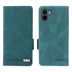 Coque Portefeuille Livre Cuir Etui Clapet L07Z pour Xiaomi Poco C51 Vert