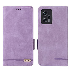 Coque Portefeuille Livre Cuir Etui Clapet L07Z pour Xiaomi Poco X4 GT 5G Violet