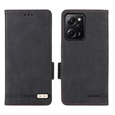 Coque Portefeuille Livre Cuir Etui Clapet L07Z pour Xiaomi Poco X5 Pro 5G Noir