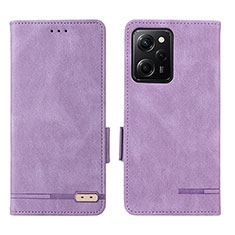 Coque Portefeuille Livre Cuir Etui Clapet L07Z pour Xiaomi Poco X5 Pro 5G Violet