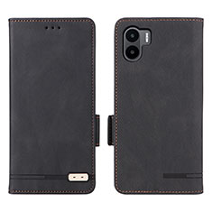 Coque Portefeuille Livre Cuir Etui Clapet L07Z pour Xiaomi Redmi A2 Plus Noir