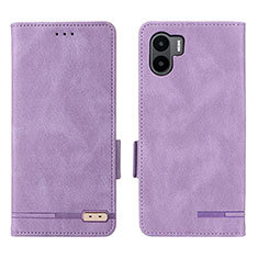 Coque Portefeuille Livre Cuir Etui Clapet L07Z pour Xiaomi Redmi A2 Plus Violet