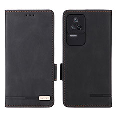 Coque Portefeuille Livre Cuir Etui Clapet L07Z pour Xiaomi Redmi K40S 5G Noir