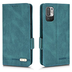 Coque Portefeuille Livre Cuir Etui Clapet L07Z pour Xiaomi Redmi Note 10 JE 5G Vert