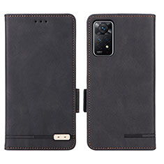 Coque Portefeuille Livre Cuir Etui Clapet L07Z pour Xiaomi Redmi Note 11 Pro 4G Noir