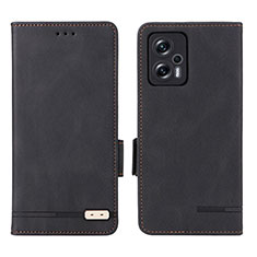 Coque Portefeuille Livre Cuir Etui Clapet L07Z pour Xiaomi Redmi Note 11T Pro 5G Noir