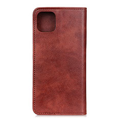 Coque Portefeuille Livre Cuir Etui Clapet L08 pour Huawei Honor 30S Marron